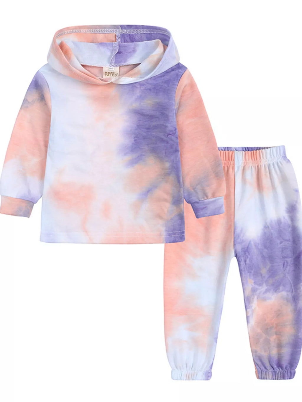 Children's Tie-Dye Hoodie and Pants Set by Trendsi