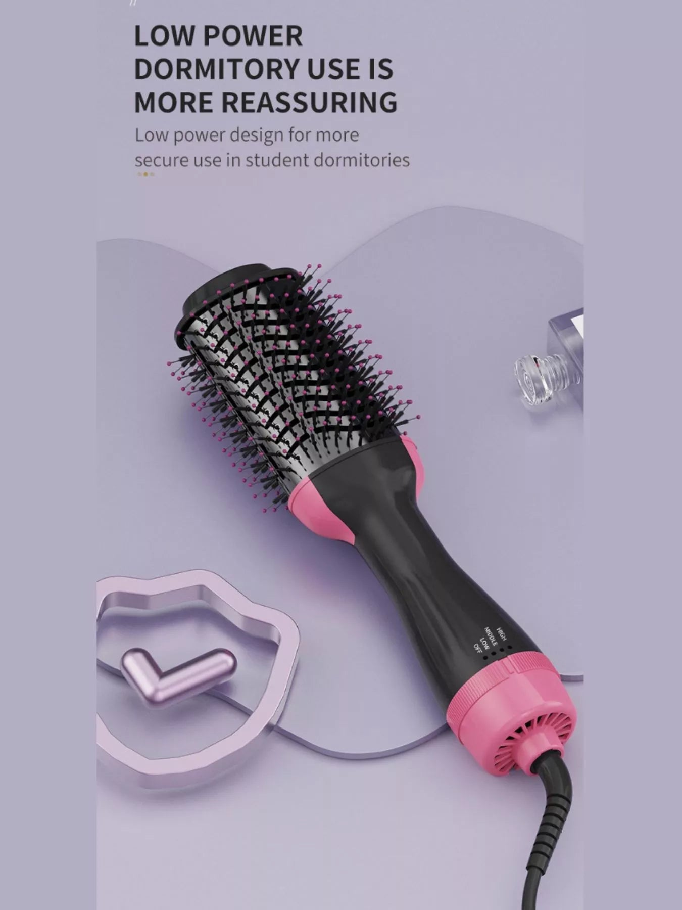 Multifunctional Hot Air Straightening Comb by Trendsi