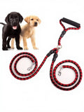 Braided Dog Leash with Handle by Trendsi