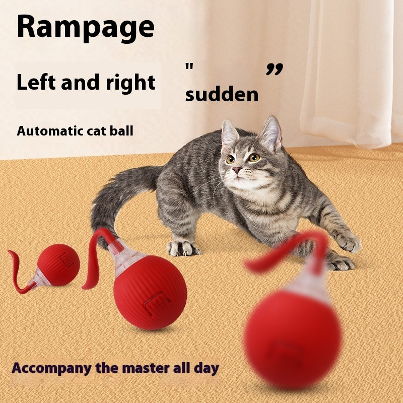Interactive Cat Toy Ball Super Drive Cat Rolling Ball by DC-THE CEO
