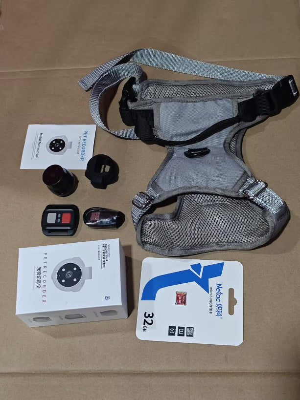 Pets Recorder Pet Tracker Collar Dogs And Cats Viewing Angle Motion Recording Camera Action Camera With Video Records Cat Collars Camera Sport Pet Products by DC-THE CEO