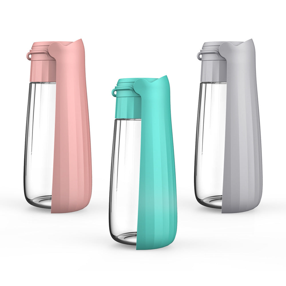Pet Water Cup Outdoor Portable Folding Dog Water Bottle 550ml Large Capacity Medium To Large Dog Drinking Bottle by DC-THE CEO