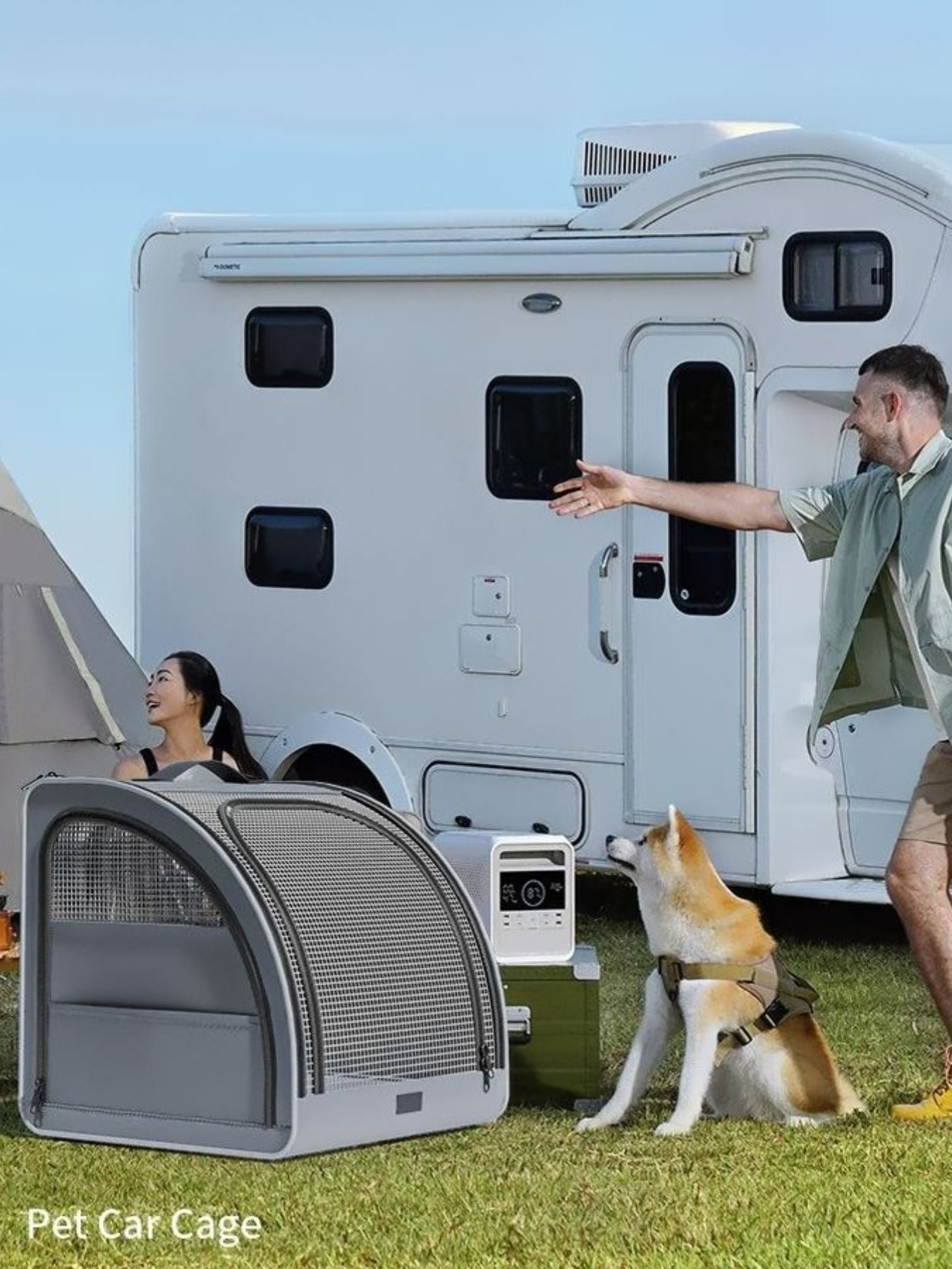 Portable Breathable Car Pet Cage by Trendsi