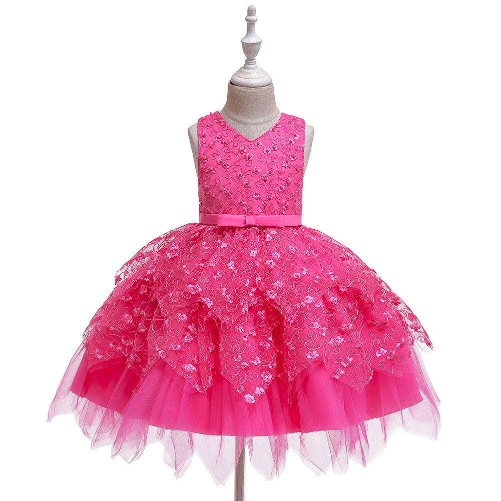 Clothing Baby Girls Middle And Small Children Kindergarten Dresses by DC-THE CEO