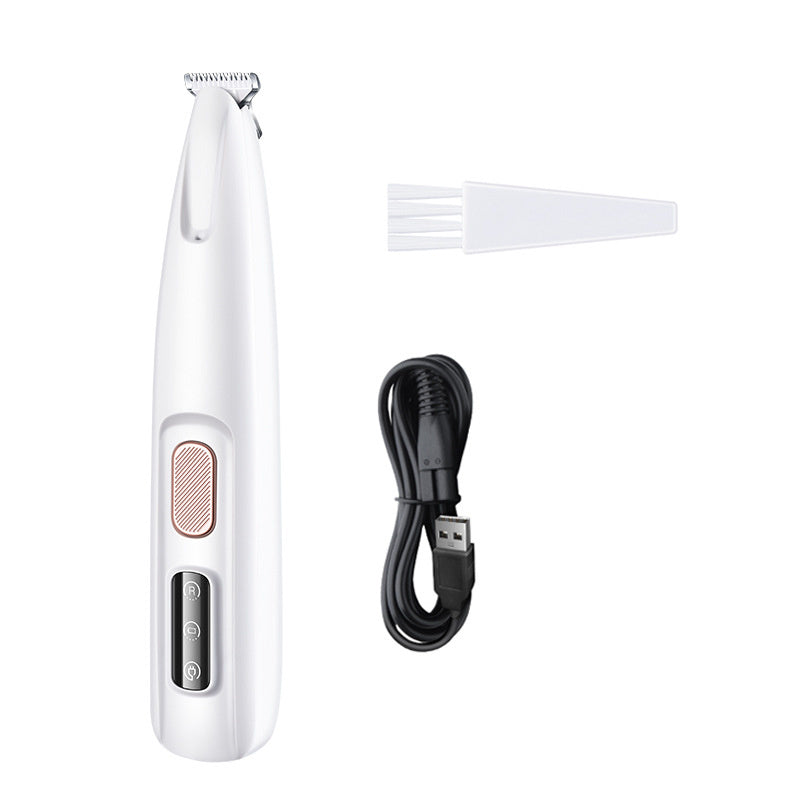 Pets Dog Paw Trimmer With LED Light Fully Waterproof Pet Hair Trimmer With LED Display Dog Clippers For Grooming Widen Blade by DC-THE CEO