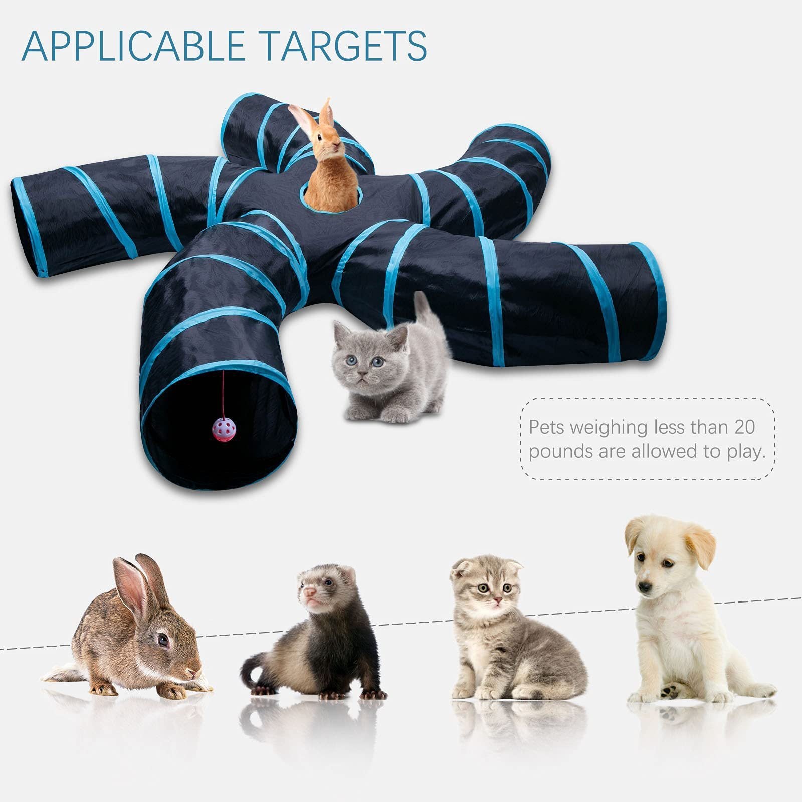 Tree Pattern Tunnel Pet Zhiyi Cat Toy Pets Supplies Dog Toys by DC-THE CEO