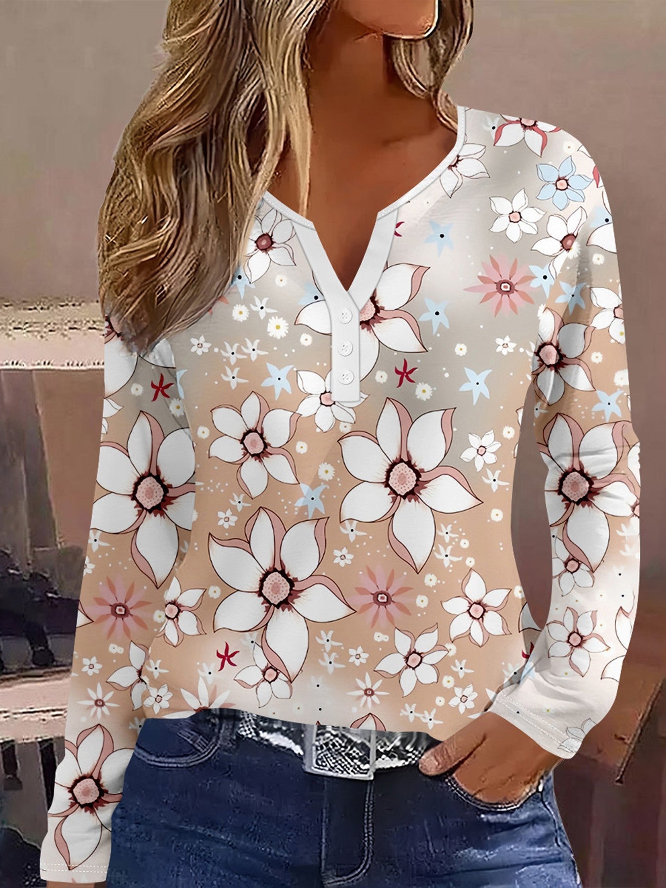 European And American Leisure All-match Fashion Trendy Long Sleeve
