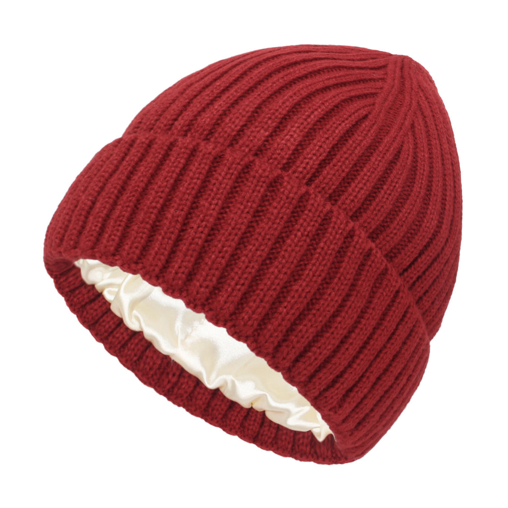 New Satin Warm Wool Hat Men And Women by DC-THE CEO