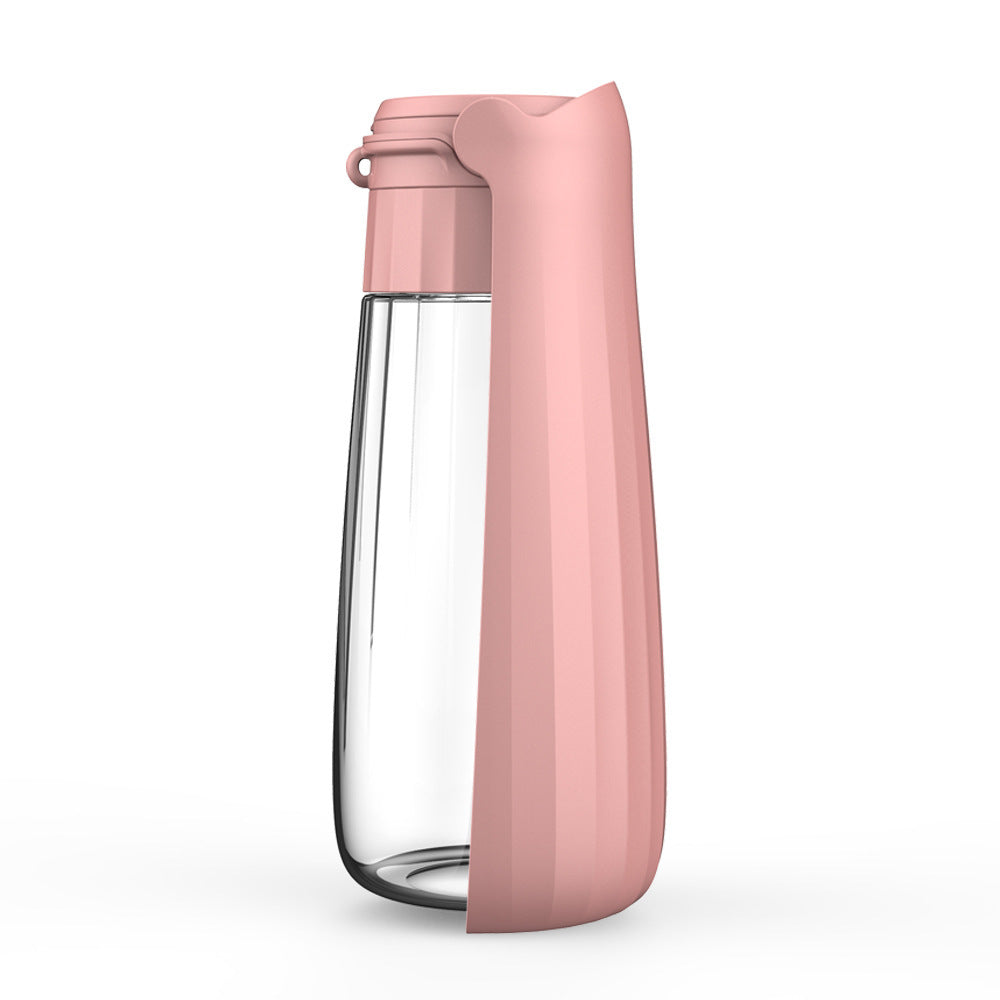 Pet Water Cup Outdoor Portable Folding Dog Water Bottle 550ml Large Capacity Medium To Large Dog Drinking Bottle by DC-THE CEO