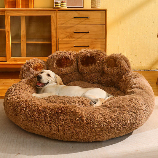 Kennel Warm Medium Large Dog Corgi Golden Retriever Bed Fleece-lined Sofa Mattress by ESTELY LLC