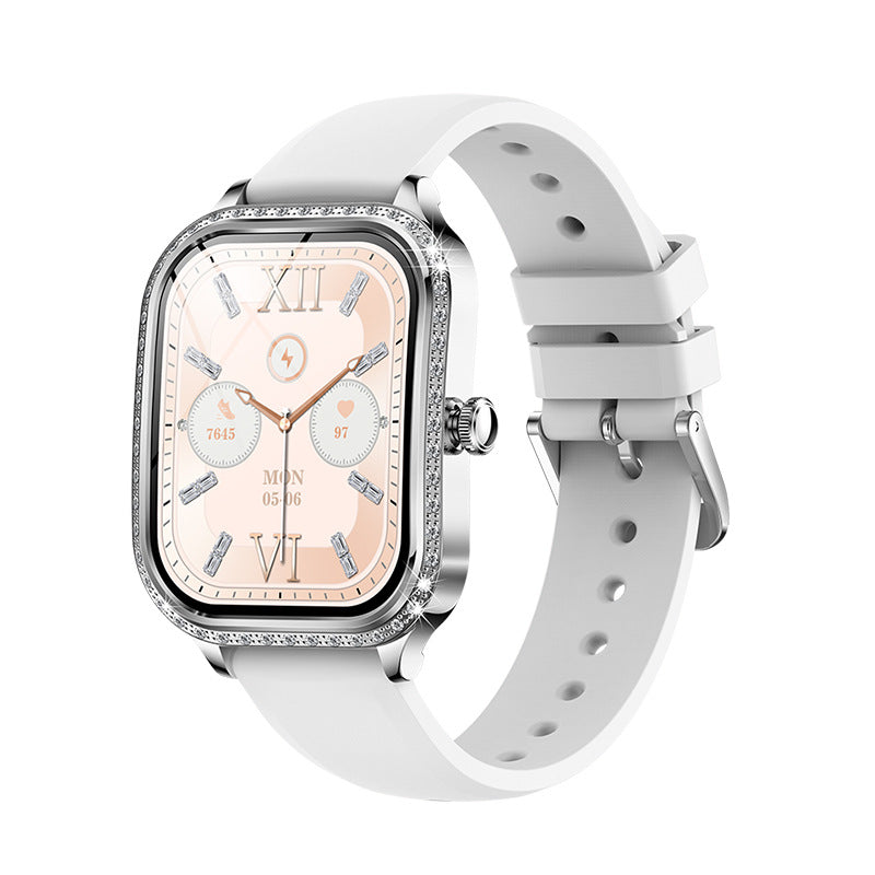 MK88 Women's Bluetooth Calling Heart Rate Blood Pressure Blood Oxygen Detection Calories More Than Sport Smart Watch