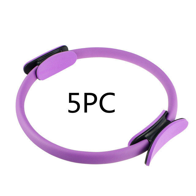 Yoga Fitness Pilates Ring Women Girls Circle Magic Dual Exercise Home Gym Workout Sports Lose Weight Body Resistance by DC-THE CEO