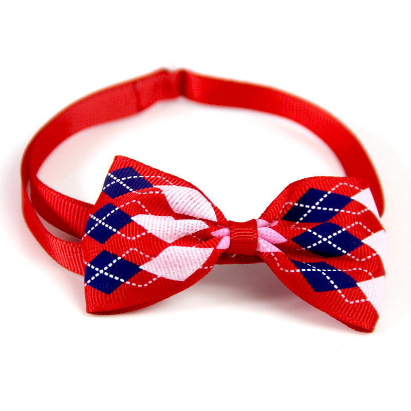 Plaid Pet Tie Cat Dog Scarf Accessories Pet Accessories by DC-THE CEO