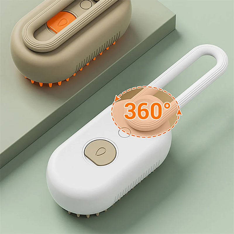 Cat Steam Brush Steamy Dog Brush 3 In 1 Electric Spray Cat Hair Brushes For Massage Pet Grooming Comb Hair Removal Combs Pet Products by DC-THE CEO