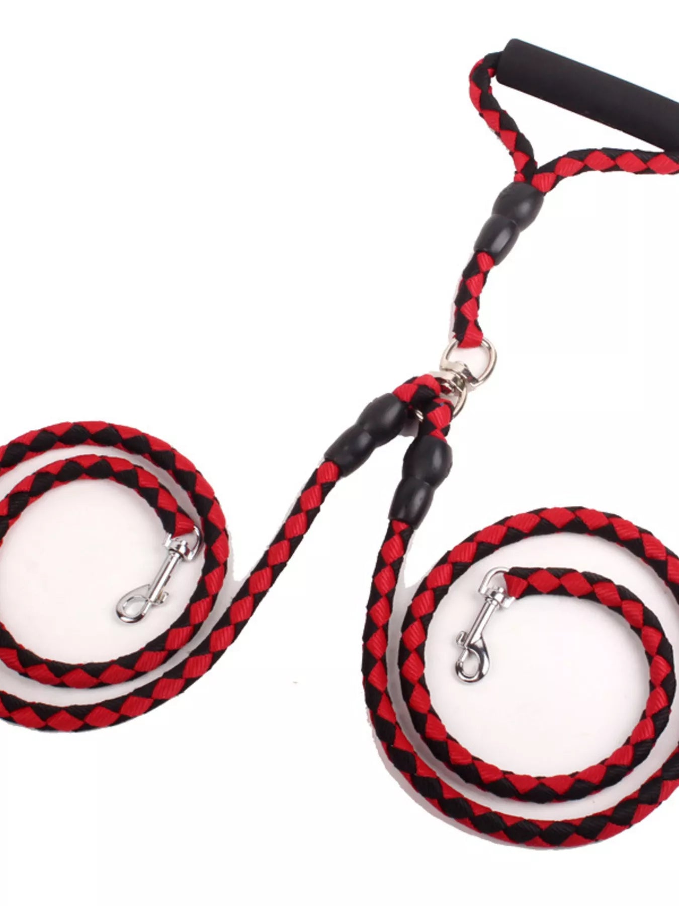 Braided Dog Leash with Handle by Trendsi