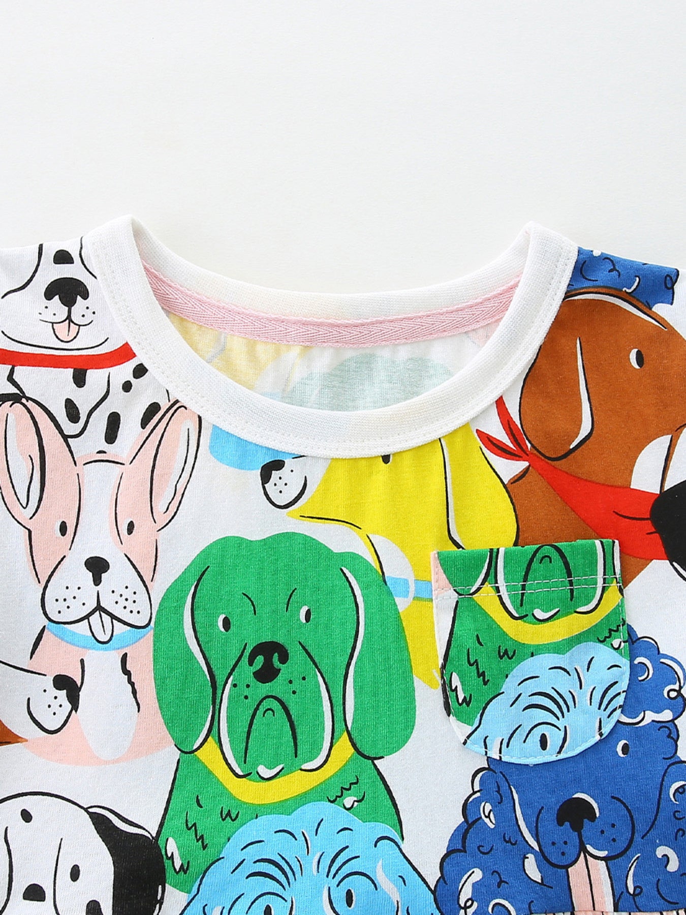 Children's Cartoon Dog Print Casual Dress by Trendsi