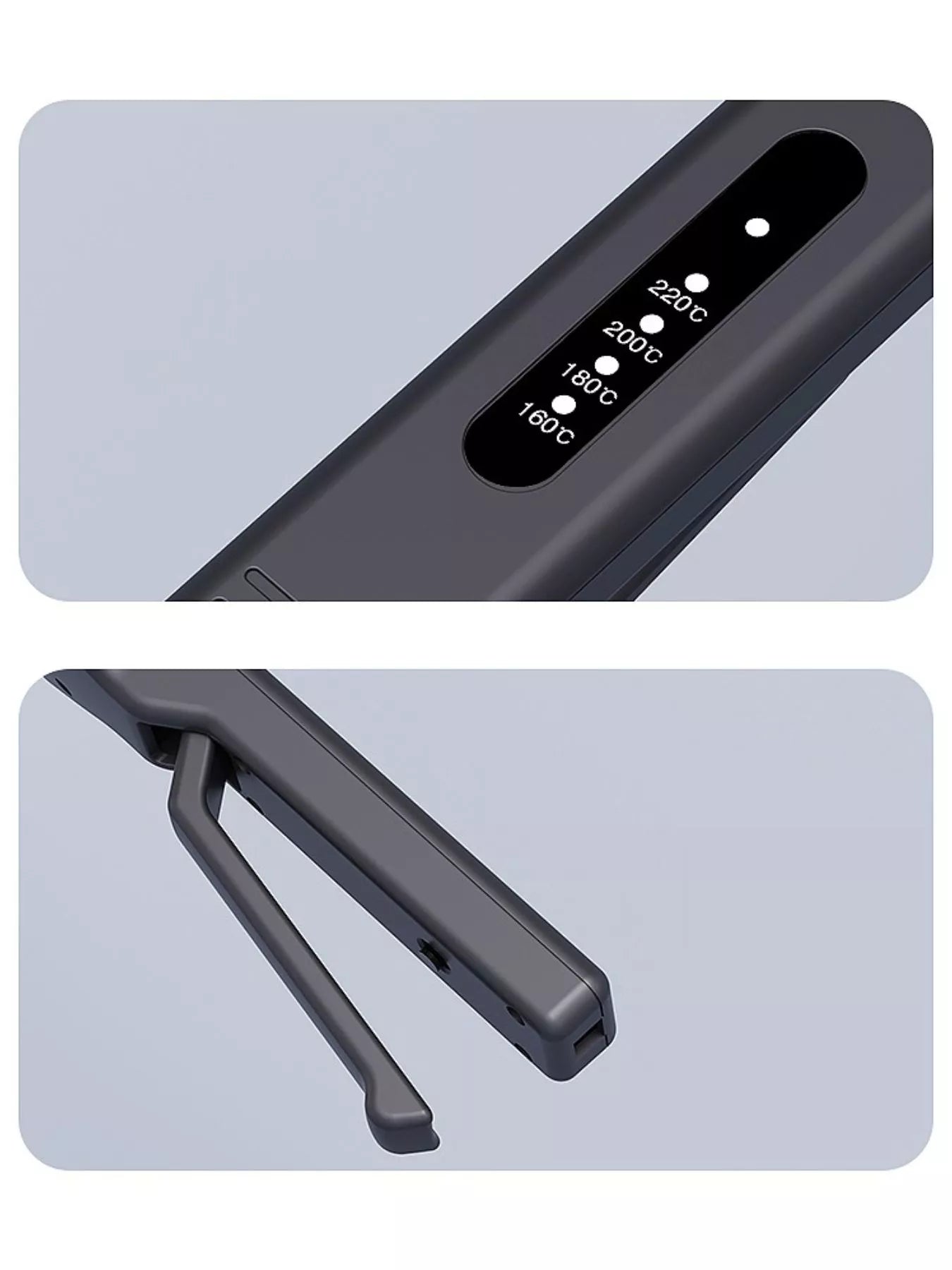 Adjustable Temperature Hair Straightener by Trendsi