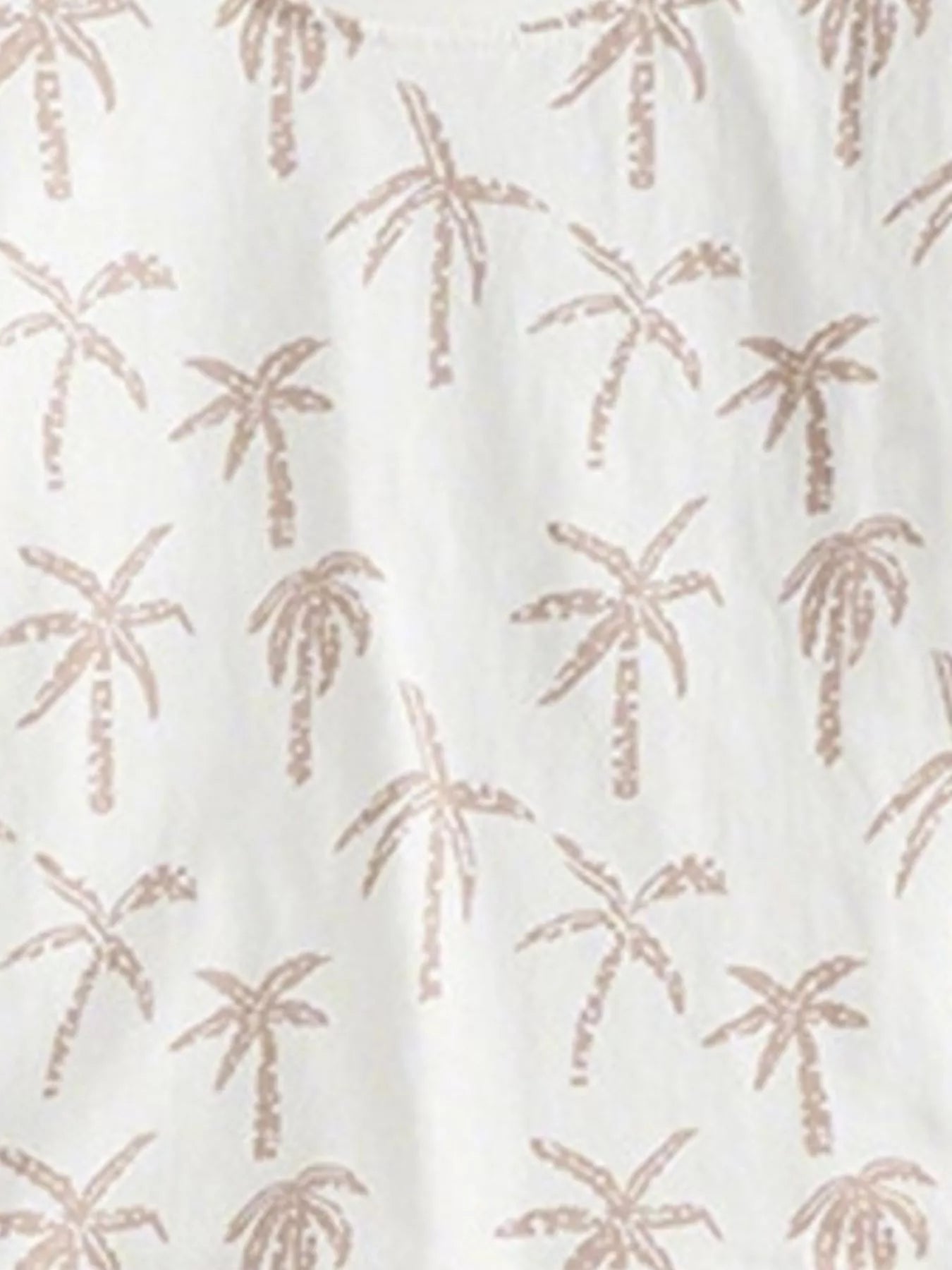 Children's Tropical Palm Print Outfit Set by Trendsi