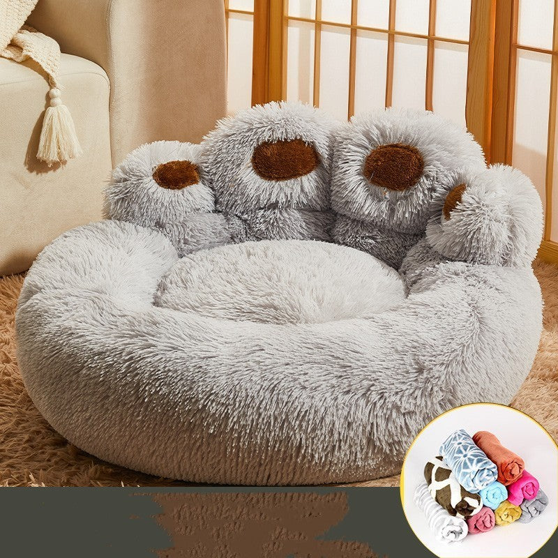 Kennel Warm Medium Large Dog Corgi Golden Retriever Bed Fleece-lined Sofa Mattress by ESTELY LLC