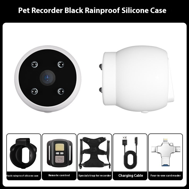Pets Recorder Pet Tracker Collar Dogs And Cats Viewing Angle Motion Recording Camera Action Camera With Video Records Cat Collars Camera Sport Pet Products by DC-THE CEO