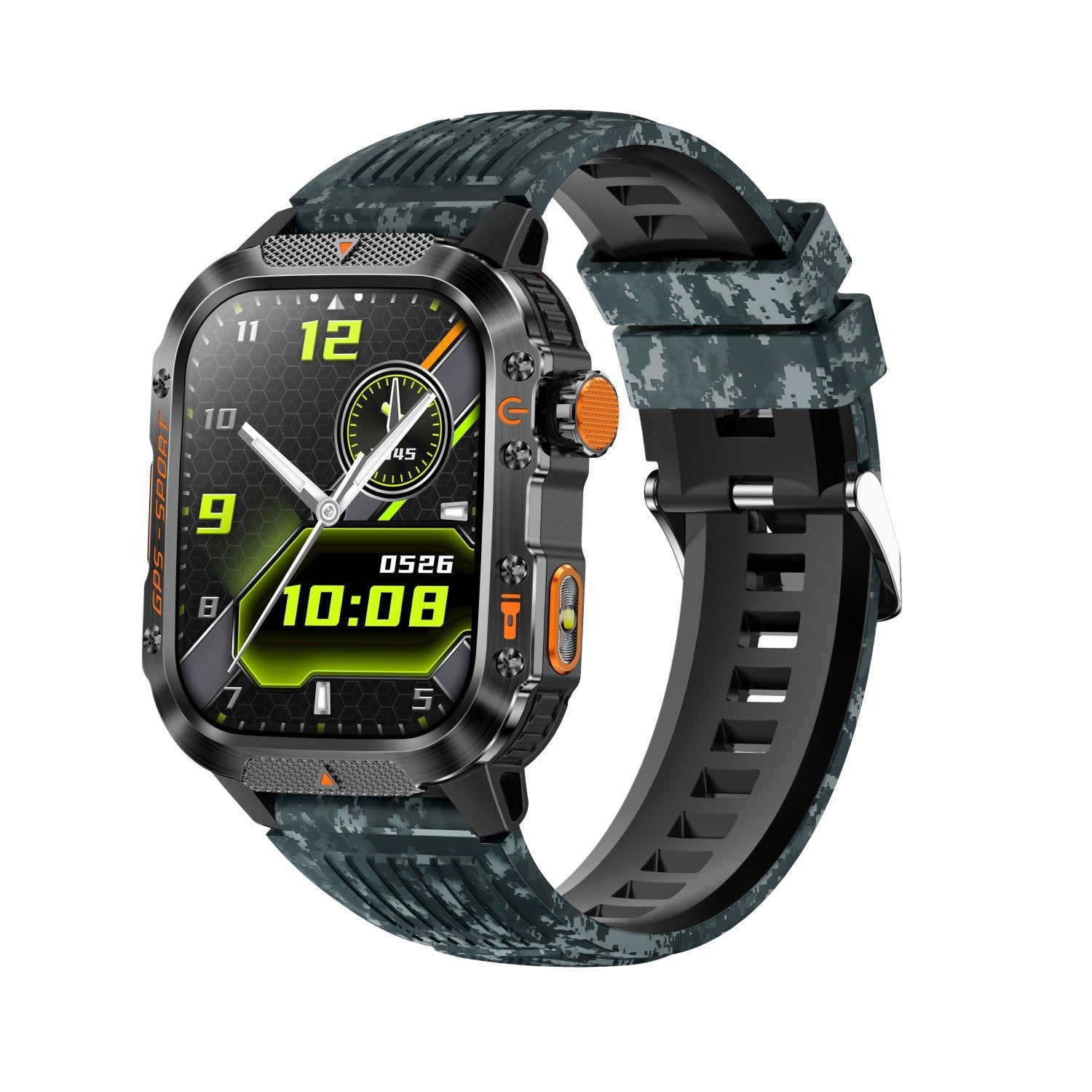 GPS BeiDou Positioning Bluetooth Calling Heart Rate Outdoor Three-proof Sports Watch