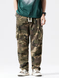 Men's Full Size Casual Camouflage Cargo Pants Plus Size by Trendsi